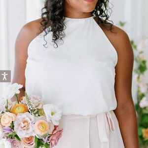 Revelry Sophie Chiffon Bridesmaid Top - Size M